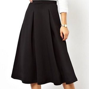 Black Midi Skirt